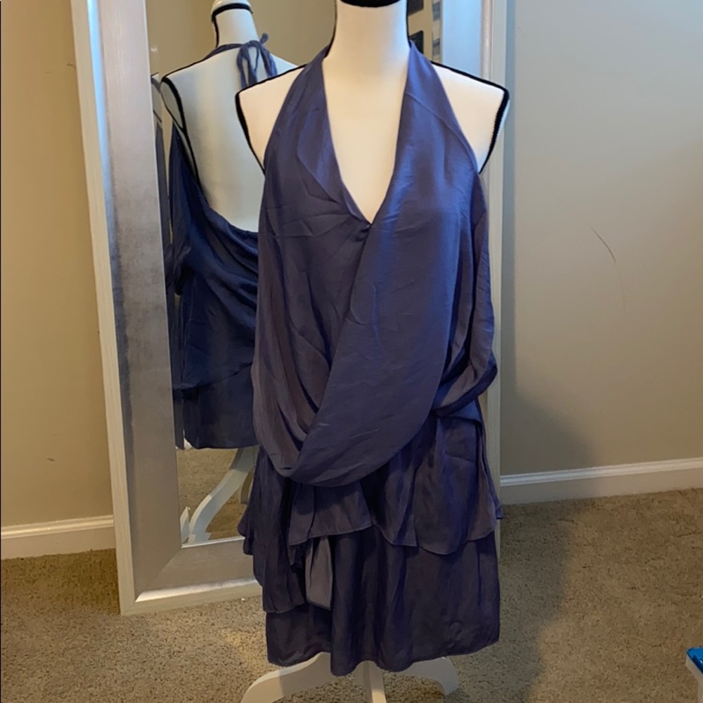 Halter mini dress